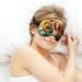 Cute Highland Cow Sleeping Mask with Sunflowers Adjustable Light-Blocking Eye Cover for Men Women Girls & Boys | Watercolor Soft Sleepmask - Buy Online on GoSupps.com