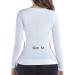 +MD Bamboo Women's Slimming Thermal Undershirt - White | Large | Tummy, Waist, and Bust Shaping | Long Sleeve Round Neck - Buy Online on GoSupps.com