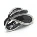 Meilliwish Diamond Butterfly Hair Clip Claw (D14)(Black)