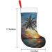Ffexs Pier Lights Velvet Christmas Socks One Size Tropical Sunset for New Year & Holiday Cheer - Buy Online on GoSupps.com