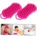 Sewoart Silicone Scalp Massager & Body Cleaning Brush - 2 Pack Hairbrush for Ultimate Hair & Skin Care | International Shipping Available - Buy Online on GoSupps.com