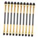 SOESFOUFU Eyeshadow Makeup Supplies 20pcs Double Ended Eyeshadow Brush Makeup Brush Practical Eyeshadow Applicator s Portable