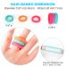120PCS Baby Hair Ties - Cotton Toddler Hair Bands for Girls - Elastic Ponytail Holders by Nspring (Assorted Bright Colors) - 1 Inch Diameter - Buy Online on GoSupps.com