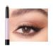 Eyeshadow Stick Metallic Shimmer Cream Eyeshadow Pencil Eye Brightener Stick Smoky Eye Shadow Pen Waterproof Highlighter Makeup for Girls Women Sparkling Eye makeup (#1 (mat)))