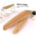 Loofah Bath Towel Scrubber | Exfoliating Bath Sponge & Back Scrubber Strap - Beige - Perfect for Travel & Shower - Buy Online on GoSupps.com