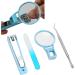 Elderly Nail Clippers with 2x Magnifying Glass Ergonomic Design for Fingers and Toenails - Buy Online on GoSupps.com