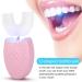 U Shape Electric Sonic Toothbrush 4 Gears Adjust Cold Light Teeth Whitening Device Automatic Adult Toothbrush Oral Care Tool - Buy Online on GoSupps.com