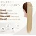 S-noilite 23" Long Straight Wrap around Ponytail Extensions Clip in Ponytail Hair Extensions Hairpiece for Women for Daily Use Dark Blonde mix Bleach Blonde Dark Blonde mix Bleach Blonde 23 Inch - Buy Online on GoSupps.com