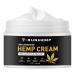 T-RUNHEMP|Hemp Cream - Muscles Hemp Oil & Arnica Cream Joints Back Knees Neck Fingers Elbows High Strength Natural Hemp Oil Extract Gel Rub with MSM - 4oz 120ml