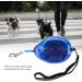 Buy Retractable Dog Leash 7.9ft - Nylon Roller Leash for Small & Medium Dogs | One-Handed Brake Jogging & Guiding Leash in Blue - Buy Online on GoSupps.com