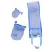 Hemoton 1 Set Self Tanning Back Applicator with Handles Lotion Sunscreen Sun Cream Tanning Finger Glove Applicator Back Tanning Applicator for Adult Sun Protection Black Agent Flocking