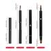 Arqumi 2 Pack Lip Applicator Set - Dual-ended & Retractable Brushes for Lip Gloss Lip Mask Eyeshadow | Perfect Makeup Tools - Buy Online on GoSupps.com