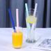 Reusable Silicone Straws Openable Straws No Cleaning Brush Required Foldable Resealable Straw Easy to Carry No Rubber Smell (2pcs Blue) - Buy Online on GoSupps.com