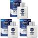Nivea Men Protect & Care After Shave Balsam (100 ml) calming after shave skin care after shaving with aloe vera and per vitamin B5 (pack with 3)