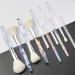 Makeup Brush 10-Piece Makeup Brush Crystal Handle Makeup Brush Set Beauty - Buy Online on GoSupps.com