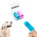2pcs Dog Finger Toothbrush 360 Silicone Pet Finger Toothbrush for Dogs Cats Dogs Teeth Plaque Dog Dental Care with Storage Case Easy Dog Teeth Cleaning (Pink Blue)