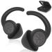 Ear Plugs for Sleeping Soft Silicone Earplugs Noise Reduction 2 Pairs Reusable Earplug Sound Blocking NRR 33dB Noise Cancelling for Snoring  Sleep  Work  Concerts  Shooting  Travel  Dogdogkut (Black)
