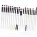 WOONEKY 20pcs Portable Eye Makeup Spoolie Brush for Eyelashes Eyeliner Eyeshadow Brush Kit Eyelash Kits 15.50X1.50X1.50CM As Shown - Buy Online on GoSupps.com