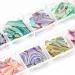 Colorful Abalone Seashell Nail Art Sequins - 12 Colors, UV Gel Flake Manicure DIY Decorations - Buy Online on GoSupps.com