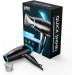 Professional Hair Dryer | 1875W Ceramic Ionic Blow Dryer with Cool Button | JINRI Soft Touch Body Black - Buy Online on GoSupps.com