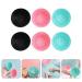 Beaupretty 6pcs Silicone Makeup Brush Cleaning Pads - Foldable Scrub Mat & Applicator | Essential Beauty Gadgets for Flawless Makeup - Buy Online on GoSupps.com
