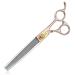 Jason Profi fur scissors for dogs - 54 teeth Effilting scissors made of Japanese 440c -steel 7 inch dog cups with ergonomishcen handle rose gold 7.5 "Blender