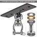 Dolibest Heavy Duty Swing Hanger Set - 900LB Capacity | Indoor Outdoor Playground Accessory with 4 Wood Screws and Expansion Bolts - Buy Online on GoSupps.com