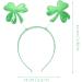 3 Pieces St. Patrick's Day Headband - Green Shamrock Hair Hoop for Holiday Decoration | St. Patrick's Day Accessories - Buy Online on GoSupps.com