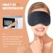 Comfheat Weighted Lavender Eye Mask - Microwavable Moist Heat Compress for Dark Circles & Sinus Pain - Adjustable Strap, Soft Cotton Cover - Men & Women - Buy Online on GoSupps.com