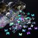 Woration 6 Grids Metallic Butterfly Glitters Nail Art Sequin Ornament Nail Art DIY Decorations Sparkle Colorful Confetti Holographic Butterflies Shape Flakes Accessories Style D - Buy Online on GoSupps.com