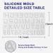 169 Piece Resin Alphabet Mold Starter Kit - Letter & Number Silicone Molds for Epoxy Resin Jewelry Making - Ideal for Beginners - Includes Tools & Pigments - XX-Alphabet Mold - Buy Online on GoSupps.com