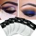 100 Pcs Eyeshadow Shields  Disposable Adhesive Eyeliner Stencil Stickers For False Eyelash Extensions/Perming/Tinting/Lip Makeup - Lint Free Eye Gel Pad Face Tape