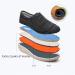 ZGDG Men Diabetic Shoes 11.5 Wide Black Gray - Adjustable Closed Toe Air Cushion Walking Sneakers for Swollen Feet, Bunions, Arthritis - Ideal for Diabetic, Edema, Plantar Fasciitis, Hammertoe - Buy Online on GoSupps.com