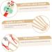 KOMBIUDA 5pcs Bamboo Ear Cleaning Picks Cute Doll Head Earpicks Skid Resistant Ear Wax Removal Tool for Adults and Family Use Random Designs - Buy Online on GoSupps.com