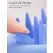 Heeta Scalp Massage Brush Silicone Hair Brush for Soft Bristle Massage | Shampoo Brush for Wet & Dry Hair - Blue - Buy Online on GoSupps.com