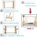 Parrots Playground Gym with Ladder Swings & Feeding Cups - For Parakeets, African Grey, Conures, Cockatiels - Cage Accessories & Toys - Buy Online on GoSupps.com