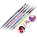 Healeved Sets Nail Art Pen Uv Gel Pen Nail Dotting Pen Nail Drawing Pen Double Head Pull Pen - Buy Online on GoSupps.com