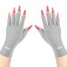 Meto UV Nail Gloves  Professional UPF50+ UV Light Gloves for Gel Nails  Skin Care UV Protection Gloves  Fingerless UV Gloves for Nails for Protecting Hands from UV Light (Gray)