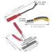Timsec Canvas Stretcher Pliers & Upholstery Staple Remover Combo - Professional Tool for Art Oil Painting - 4-3/4 Wide Grip - Buy Online on GoSupps.com
