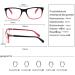 High-Quality Kerecsen 3 Pack Women's Reading Glasses - Comfortable Rectangular Design with Feather Hinges (2.00 3 Pink) - Buy Online on GoSupps.com