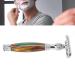 Double Edge Safety Razor - Men's Reusable Manual Shaving Razor Handle | Smooth & Clean Shave | Eco-Friendly Home Salon Tool - Buy Online on GoSupps.com