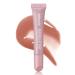 Tinted Lip Balm-1Pcs Rose Gray Peptide Hydrating Lip Tint Moisturizer Jelly Lip Treatment Balm Non-Stick Lip Care Glow Reviver Lip Oil Yummy Glowy Lip Gloss Christmas Makeup for Women-02 #02rose Gray