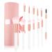 12 Piece Makeup Brush Set RISVOWO Makeup Brush Set with Roll Up PU Leather Bag Premium Powder Brush Eyeshadow Brush Lip Brush Foundation Cosmetic Makeup Brush Tools