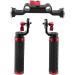 CAMVATE Rubber Handle Grip Shoulder Mount Rig for DSLR - Red (M6 Thread 31.8mm) | 1472 - Buy Online on GoSupps.com