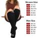 5XL Black Plus Size Compression Socks for Wide Calf Men & Women - 20-30 mmHg Breathable Knee High Support - Buy Online on GoSupps.com