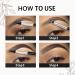 evpct 2Pcs Eyebrows Gel Pomade Set | Long-lasting Waterproof Eyebrow Kit with Dual-ended Brush | Dark Brown 04 - Buy Online on GoSupps.com