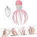 Frcolor 3-in-1 Electric Scalp Massager - Handheld Pink Octopus Design for Relaxation & Tingles | International Shipping Available - Buy Online on GoSupps.com