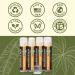 Earth's Daughter SPF 15 Lip Sunscreen 4-Pack with Organic Coconut Ingredients - Paraben and Gluten Free - Buy Online on GoSupps.com