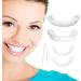 Brigtviee cosmetic veneers teeth set at the top and bottom wrong teeth lightening dentures teeth for plug in immediate veneers teeth for men and women recover trust smile 2 pairs