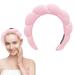 Dalin Spa Headband for Women  Makeup Headband for Sponge & Terry Towel Cloth Fabric Hair Band and Versed Headband for Washing Face  Makeup Removal  Shower  Skincare(Pink-1 Pc)